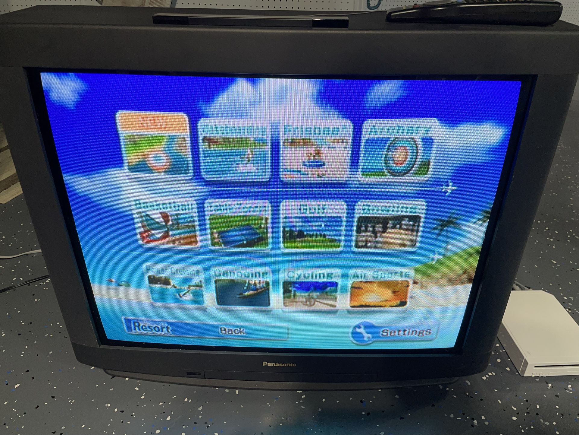 Large Gaming Vintage Panasonic CRT Ct-3146 Sfs 31 Or 32 Inch Tv Vintage Old Older Model Gaming Retro Larger Screen For Old Tv
