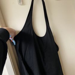 SHEIN Plus Solid Halter Top 