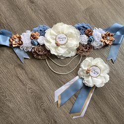Mommy To Be Belt/ Maternity Sash/ Cinto De Maternidad/ Baby Shower Ideas/ Handmade/ Hecho A Mano