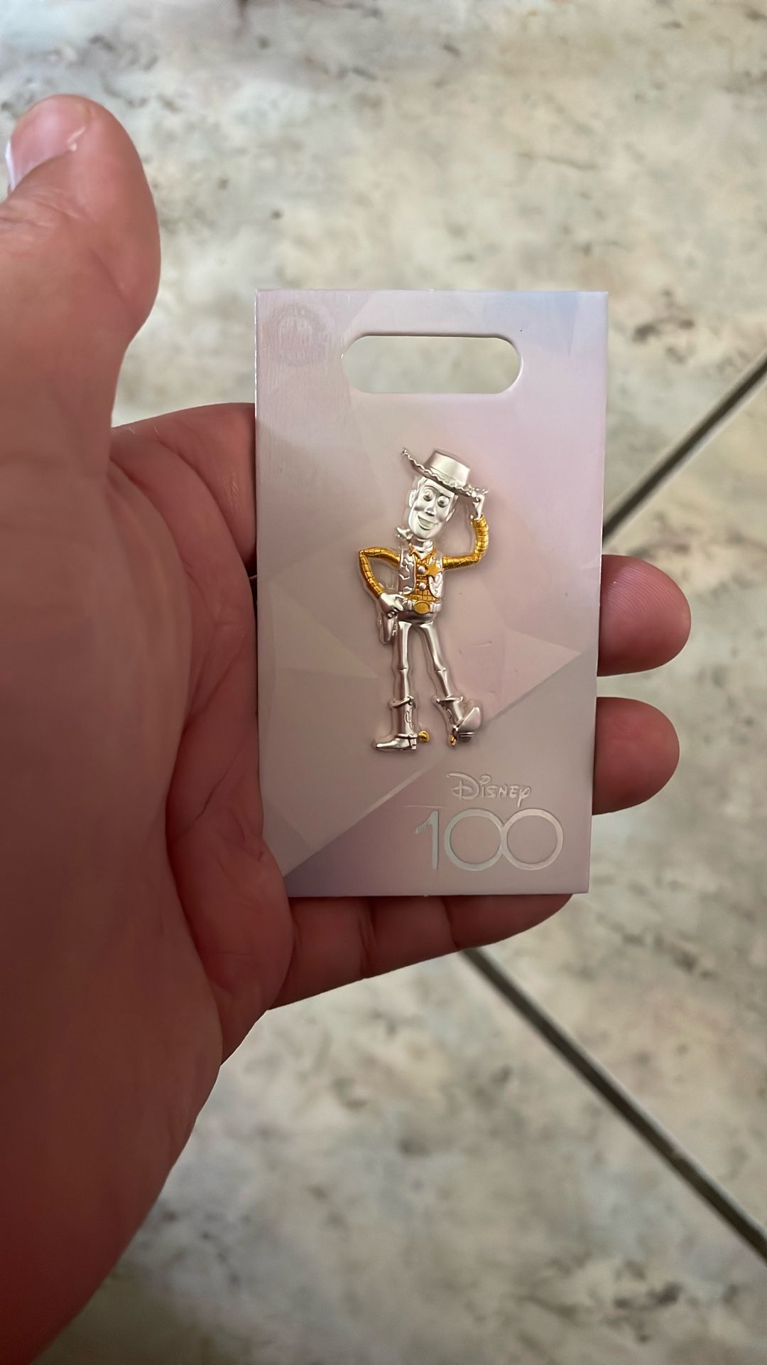 Woody D100 Disney Pin