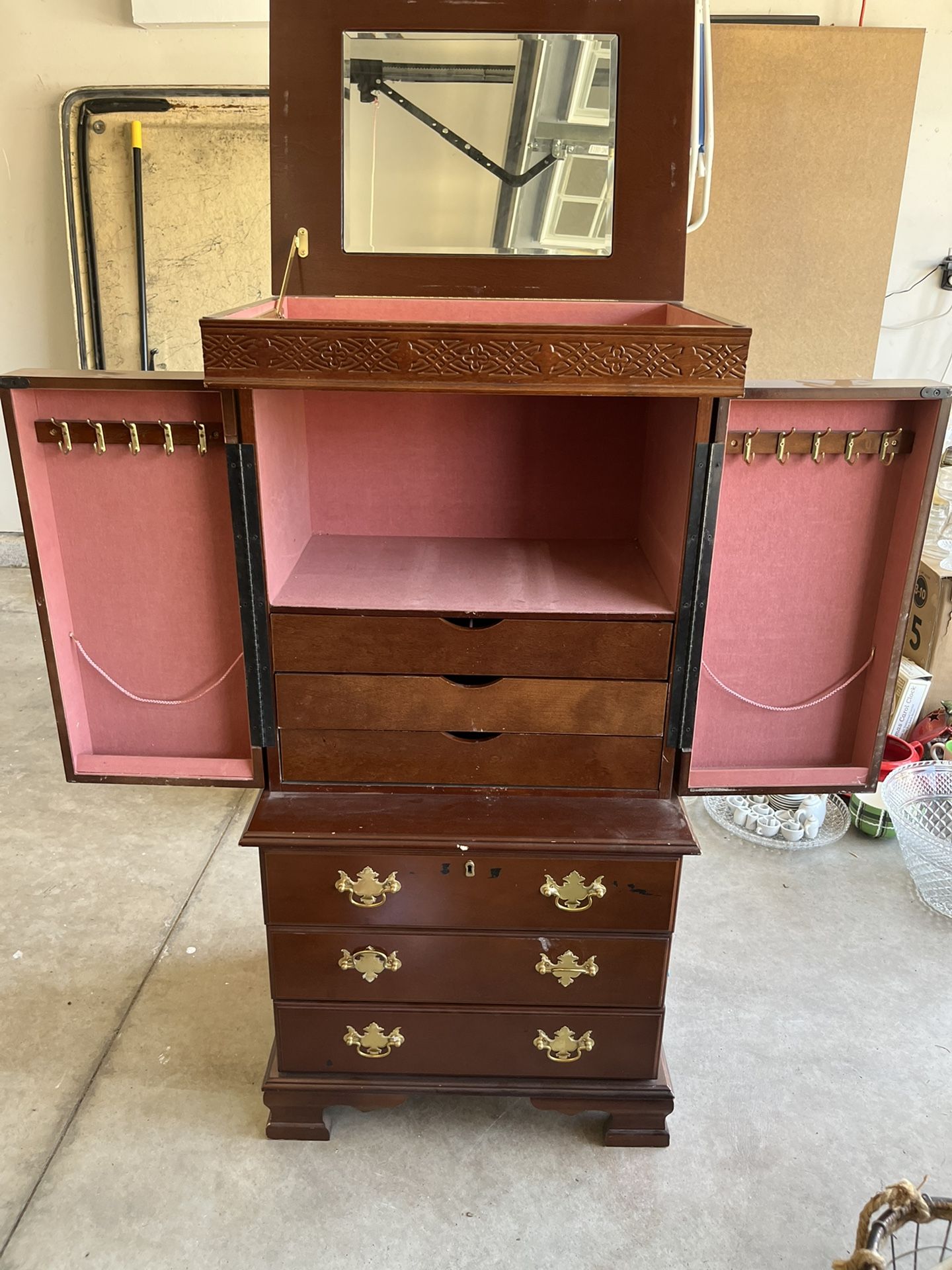 Vintage Jewelry Cabinet