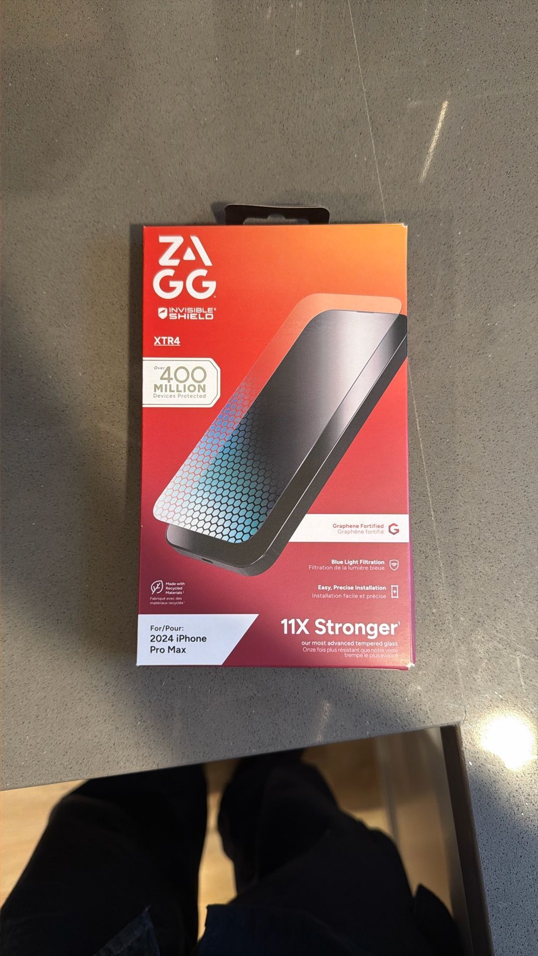ZAGG XTR4 iPhone 16 Pro Max Screen Protector