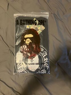 T-Shirt BAPE Ape Head Chrome Tee Black M
