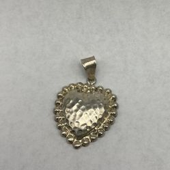 Sterling Silver Heart Pendant 