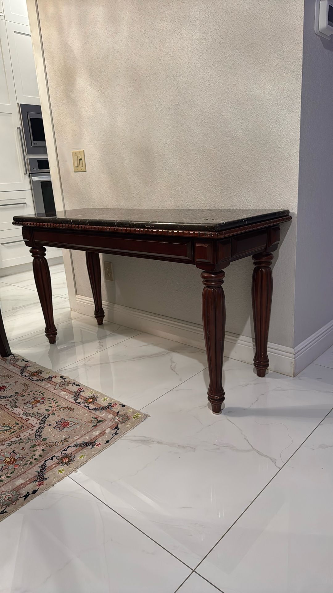 Marble Top Sofa Table