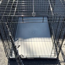 Top Paw Double Door Folding Dog Cage/Crate. Like-New.