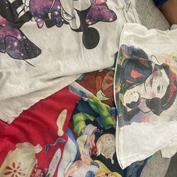 Disney Shirts Sizes Med To XL