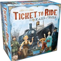 Ticket to Ride Rails & Sails Board Game - Train Route-Building Strategy Game, Fun Family Game for Kids & Adults, Ages 10+, 2-5 Players, 90-120 Minute 