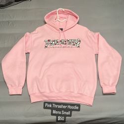 Pink Thrasher Hoodie Small
