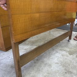 50’s Era Thomasville Full Size Head/footboard With Frame 