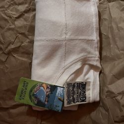   white Medium up-cycled baja tee JUNGMAVEN Brand w/ tag still on description for more    