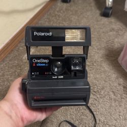 vintage polaroid camera