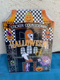 Halloween Sticker CountDown Book