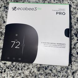 Smart Home Thermostat- Brand New - ecobee - 3 lite Smart Thermostat - Black 