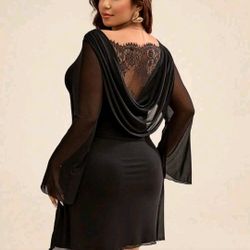 cute plus size dress 🖤