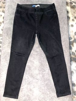 Old Navy Women's Black Rockstar Super Skinny Jeans Size 16