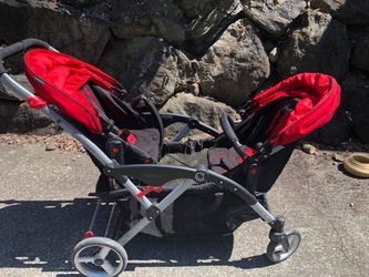 Double baby / kid stroller