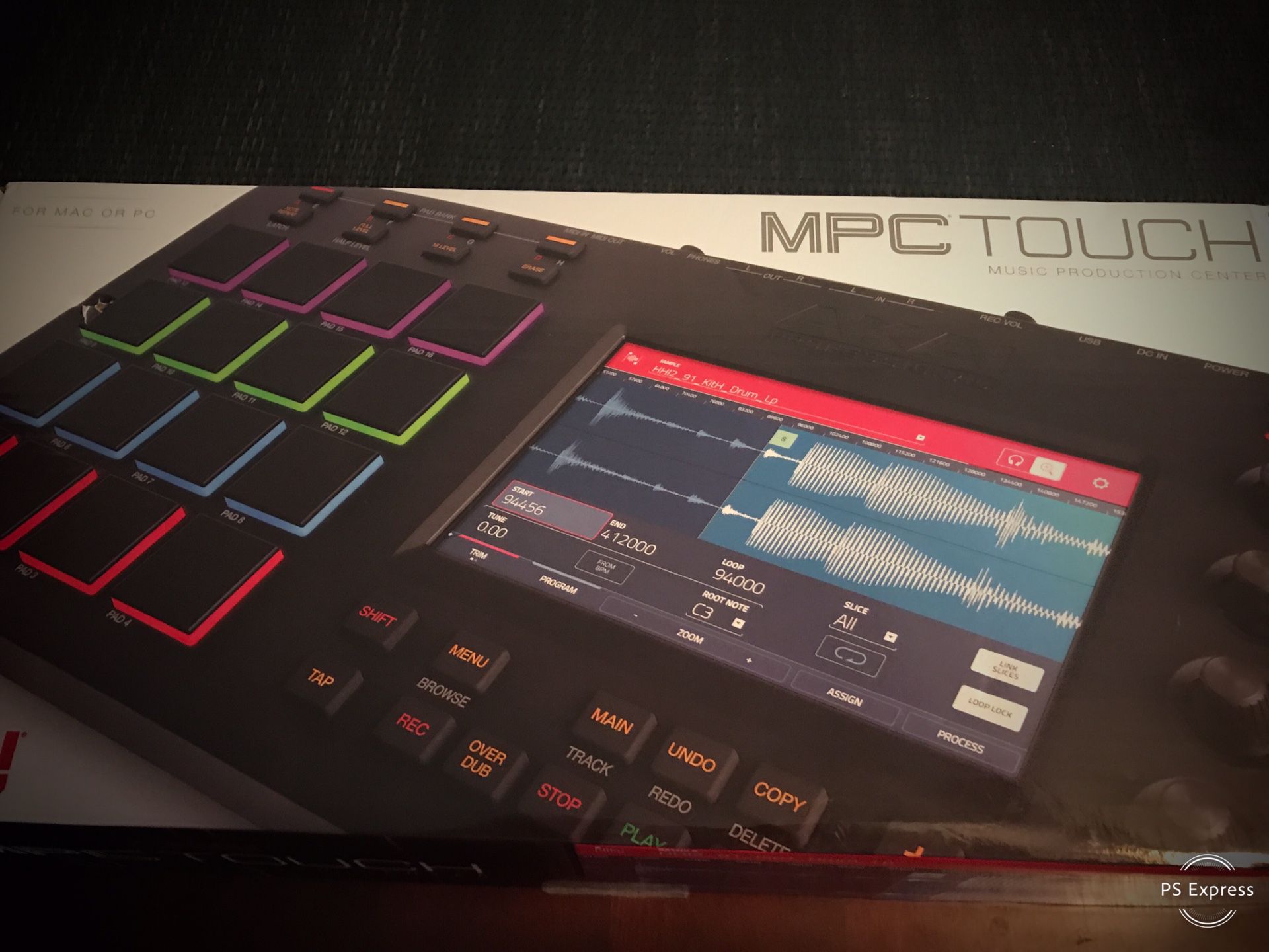 Akai MPC Touch with MPC 2.7 software
