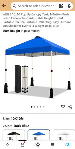 10x10 straight leg canopy tent