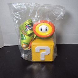 Universal Studios Fire Flower Sipper Super Nintendo World Limited Mario Bros 
