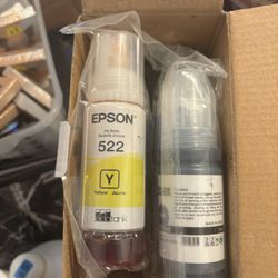 Epson And Other Brand 522 Ink