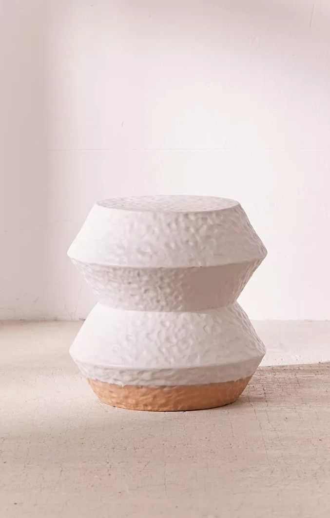 White Ceramic URBAN OUTFITTERS END TABLE