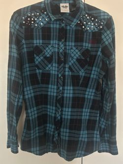 Harley Davidson Plaid Flannel Size M