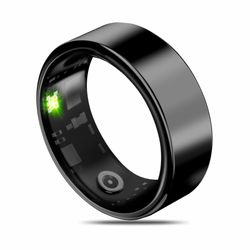 Milavan Smart Health Ring For Women Men Fitness Tracker With Heart Rate, Graphite 6
