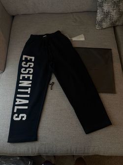 black essentials sweats