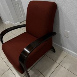 Red chair . Used in good condition