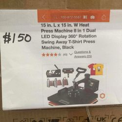 15in Heat Press Machine
