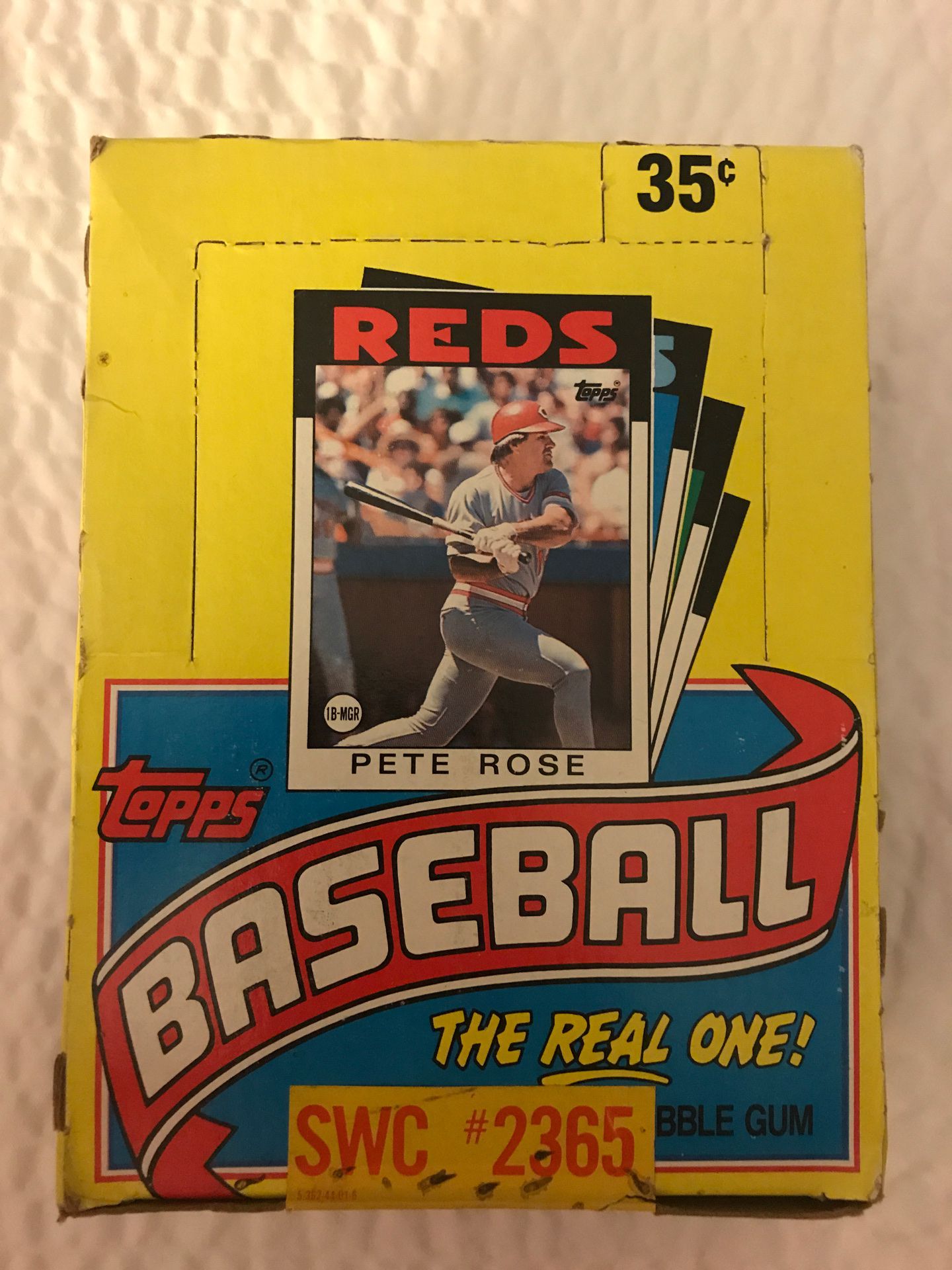 Sealed never opened 1986 Topps Wax Box