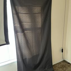 2 Black out Curtains Long in length