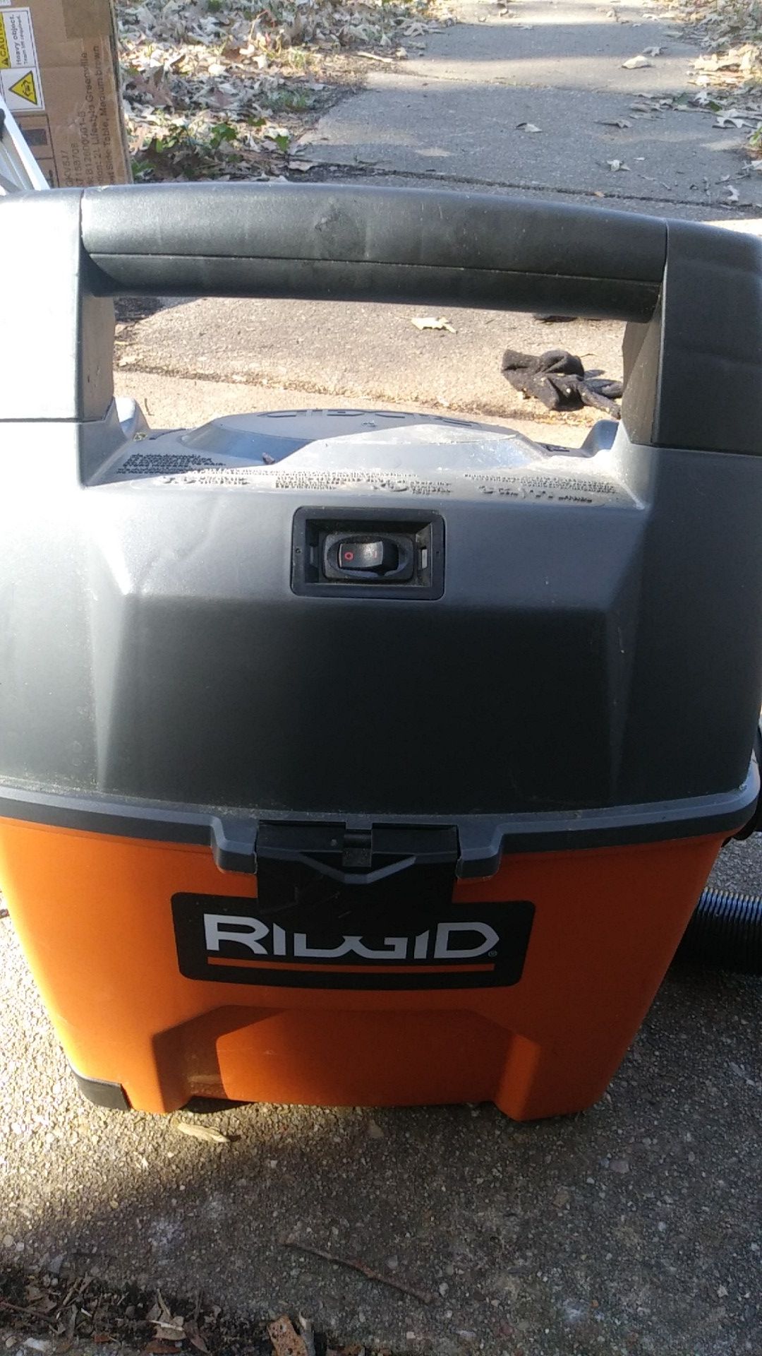 Ridgid wet floors