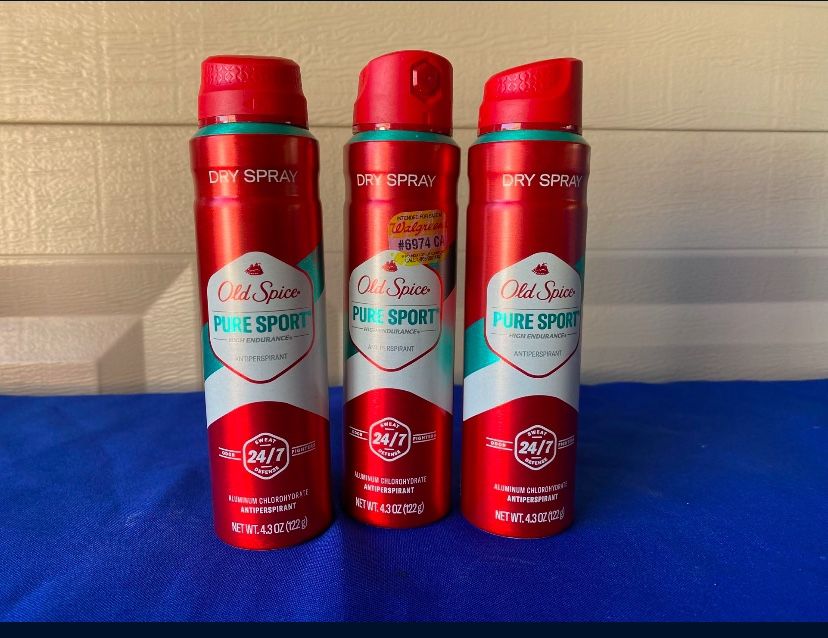 Old Spice Spray Deodorants 