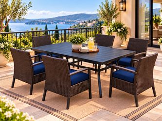 7 pcs new outdoor table set