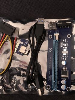 8 PCE164P-N03 VER 006 PCI-E 1X TO 16X Riser Adapter Card Kits for Bitcoin Mining