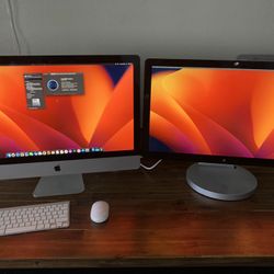 2012 27” iMac  & 27” Cinema Display