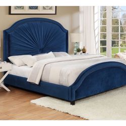 New King Bed Frame And Headboard 