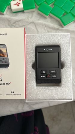 Viofo A119 V3, built-in GPS, 2K@30fps, Sony Starvis IMX335 lens for clear night vision, parking mode with auto event detection