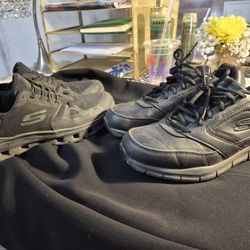 Black Skechers Size 9