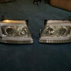 Ford F150 LED DRL Projector Headlamps 