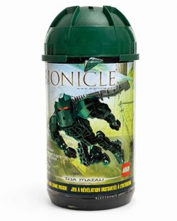 LEGO BIONICLE Toa Metru Matau 8(contact info removed) w/ Canister & Manual