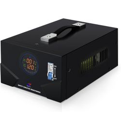 Isolation Transformer 120V to 120V,500W Transformer Voltage Converter, 2 Output Sockets