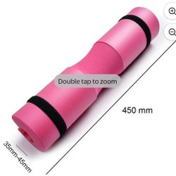 (Pink)Squat Pad Barbell Pad Neck Shoulder Protective Pad Support For Squats FF