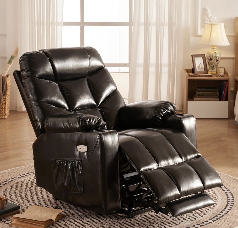 Electric Reclining Chair with Massage and Heat