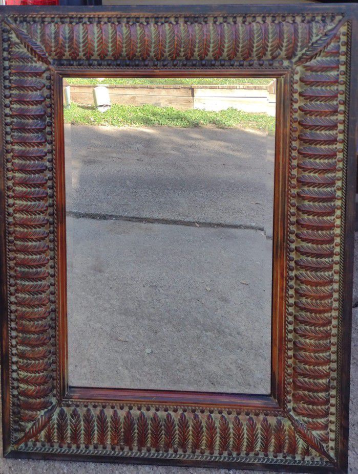 Large Metal Decorative Mirror 30X40