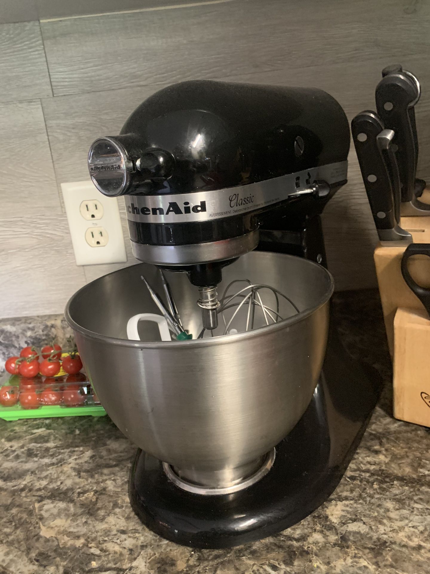 Kitchen aid mixer and Attachments