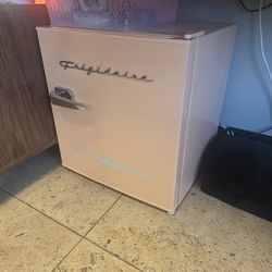 Pink Mini fridge