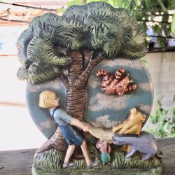 Winnie The Pooh Cast Iron Door Stop/Bookend